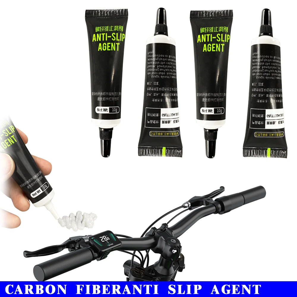 Carbon Fiber Saddle - คาร์บอนไฟเบอร์ Anti-SLIP Agent จักรยาน Handbars Seatpost