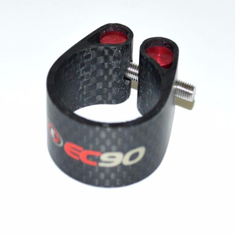 Carbon Fiber Saddle - EC90 คาร์บอนไฟเบอร์ MTB ขี่จักรยาน Seatpost CLAMP,จักรยานโพสต์ที่นั่งคลิป,27.2