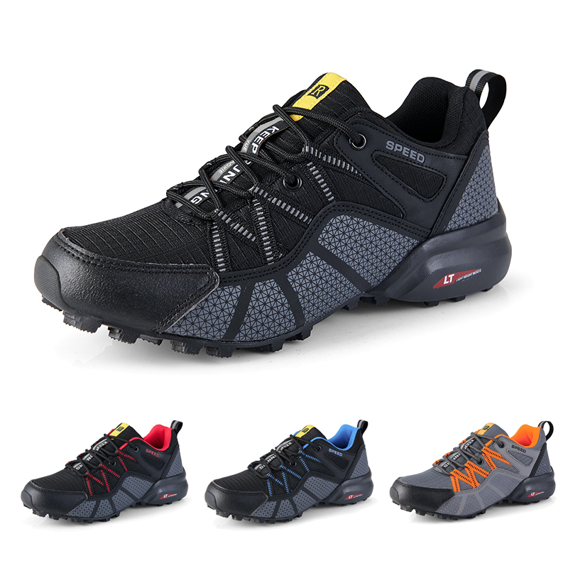 Clipless Mtb Shoes - รองเท้าปั่นจักรยานสำหรับผู้ชายและผู้หญิง รองเท้ากันน้ำสำหรับปั่นจักรยาน รองเท้าปั่นจักรยานแบบไม่มีคลิป รองเท้าจักรยานแบบแบน รองเท้ากันลื่น รองเท้า