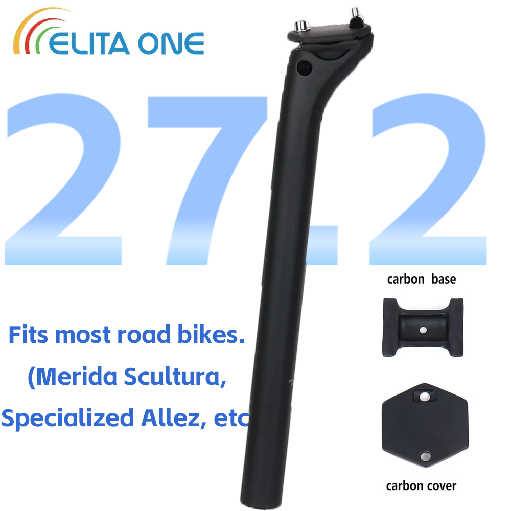 Carbon Fiber Saddle - ELITAONE MTB คาร์บอน ซีทโพสต์ 27.2 มม.