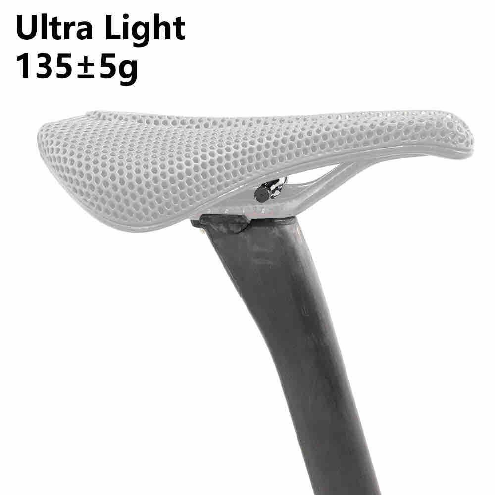 Carbon Fiber Saddle - เบาะนั่งคาร์บอนไฟเบอร์น้ำหนักเบาพิเศษสำหรับจักรยานเสือภูเขาจักรยานเสือหมอบเบาะจักรยานโครง SL7 135กรัม0องศา