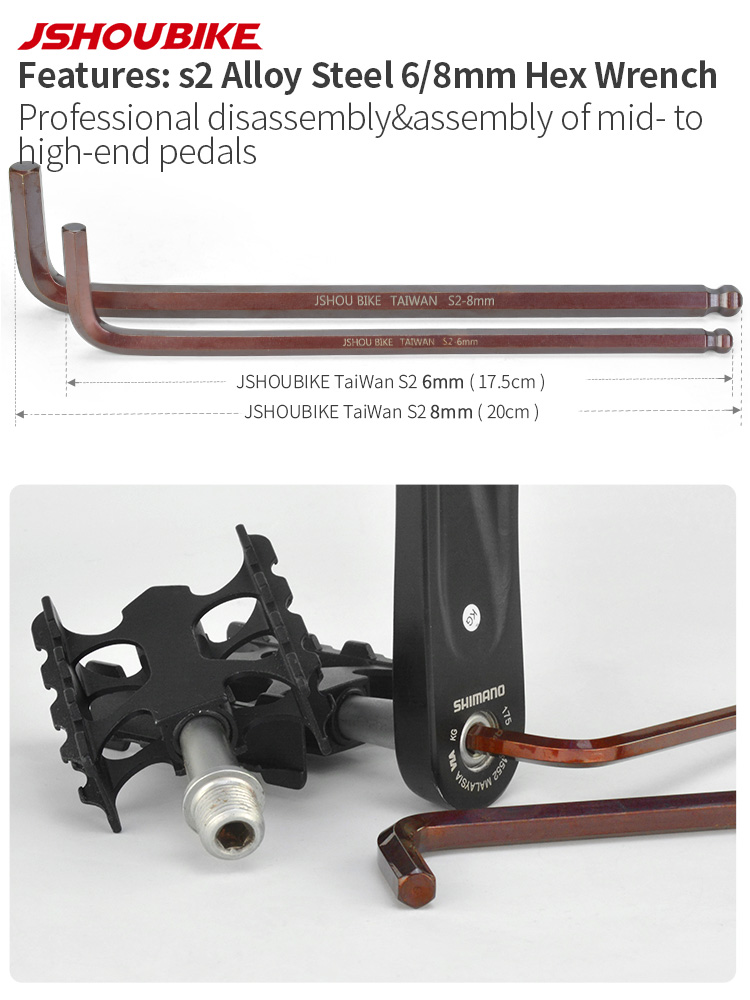 JSHOUBIKE 6/8/15 มม.ประแจเหยีย - Mtb Pedals บทวิจารณ์และราคา