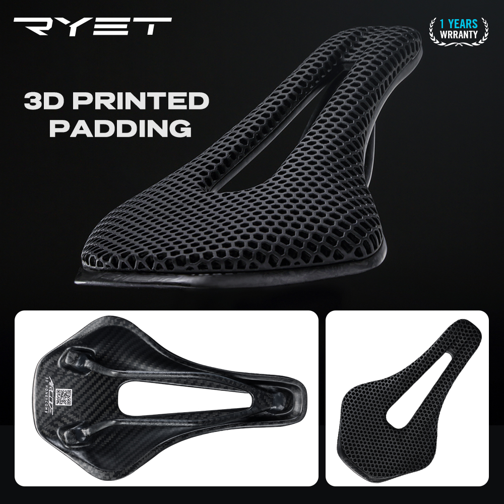 RYET 3D พิมพ์จักรยานอาน Ultral - Carbon Fiber Saddle บทวิจารณ์และราคา