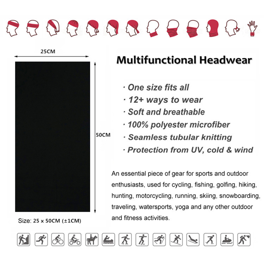 ไม่มีรอยต่อสีทึบ Bandanas ผู้ช - Gear In Cycling บทวิจารณ์และราคา