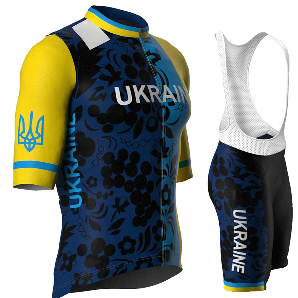 ชุดเสื้อจักรยานทีมชาติยูเครน 2 - Cycling Gear Brands บทวิจารณ์และราคา